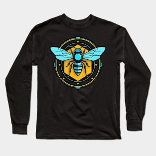 Bee Logo Cyberpunk Long Sleeve T-Shirt